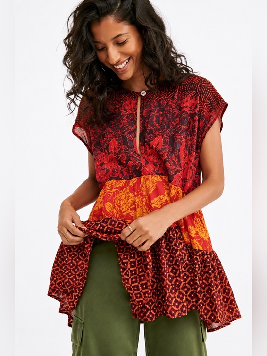 Free People Tops - Free People Gotta Have You Cotton Tunic with peplum